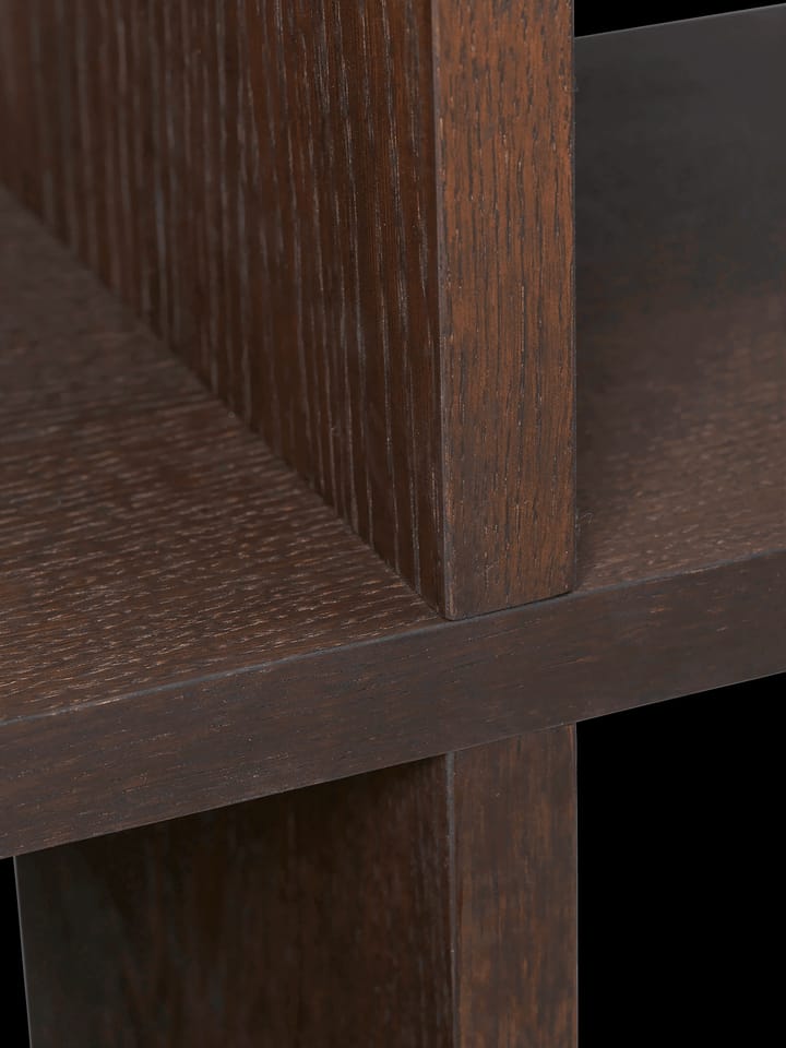 Kona bogreol 2x2, Dark stained Ferm Living