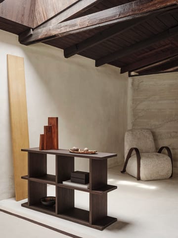 Kona bogreol 2x2 - Dark stained - Ferm Living
