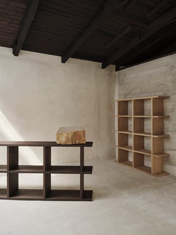 Kona bogreol 3x2 - Dark stained - Ferm Living