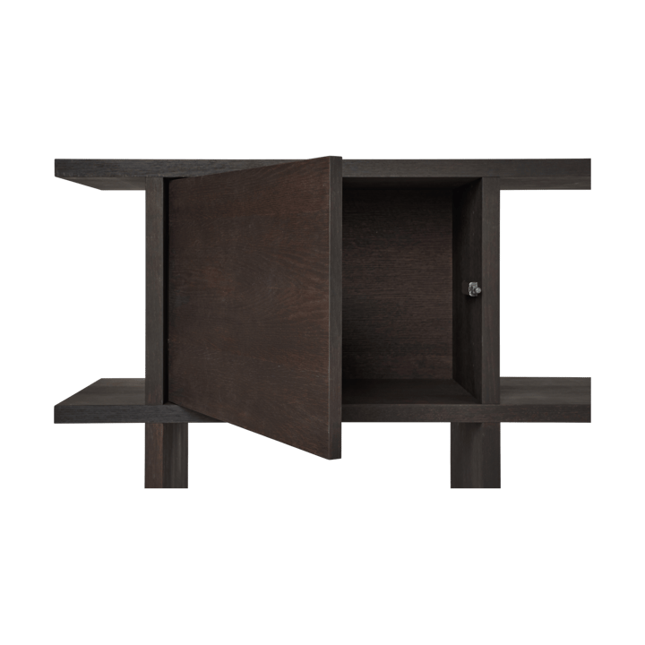 Kona bogreol skabindsats, Dark Stained Ferm Living