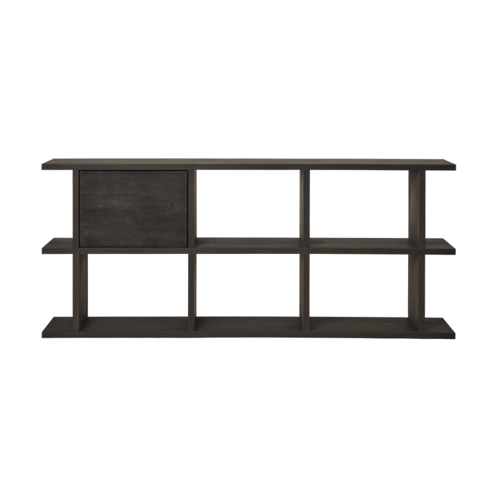 Kona bogreol skabindsats, Dark Stained Ferm Living