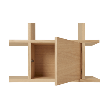 Kona bogreol skabindsats - Natural - Ferm Living