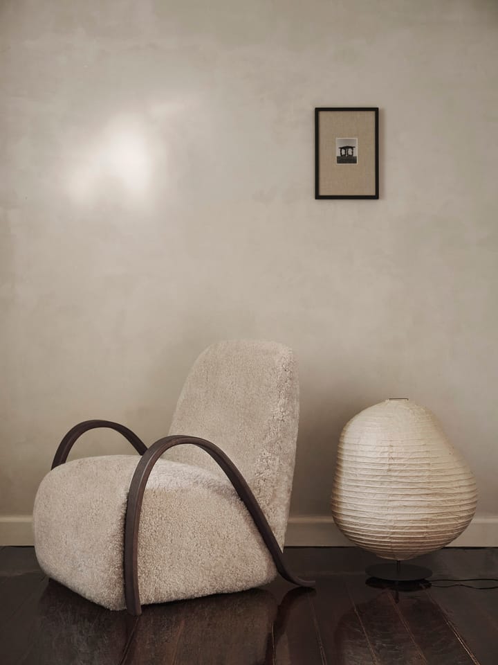 Kurbis gulvlampe low, Natural-black Ferm Living