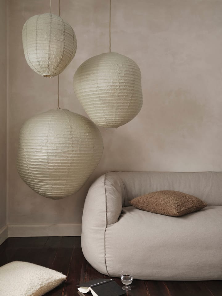 Kurbis lampeskærm, 40 cm, Dark sage Ferm Living