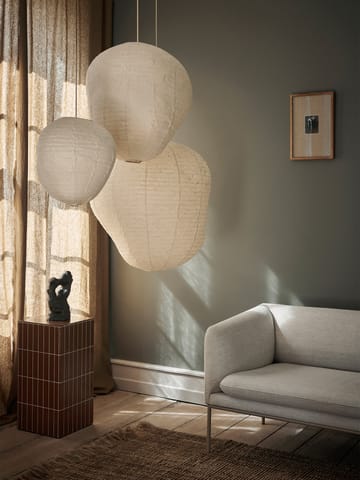 Kurbis lampeskærm - 40 cm, Natural - Ferm Living