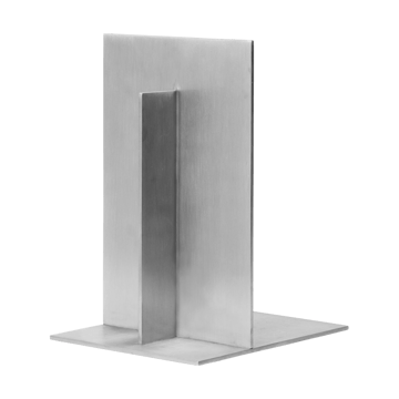 Lager bogstøtte 2-pak - Aluminium - Ferm Living