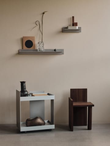 Lager væghylde singel 85 - Aluminium - Ferm Living