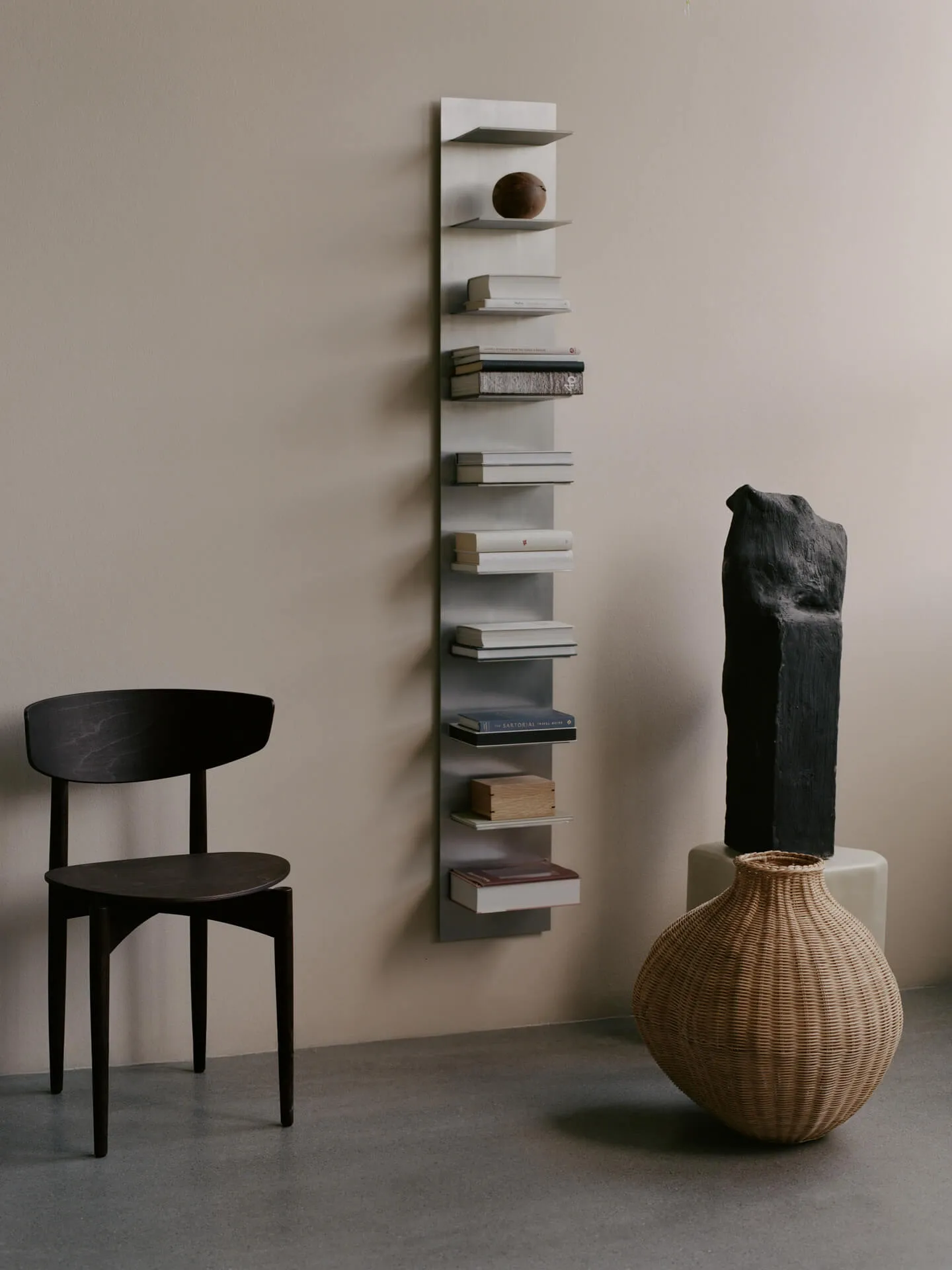 Lager væghylde tall, Aluminium Ferm Living