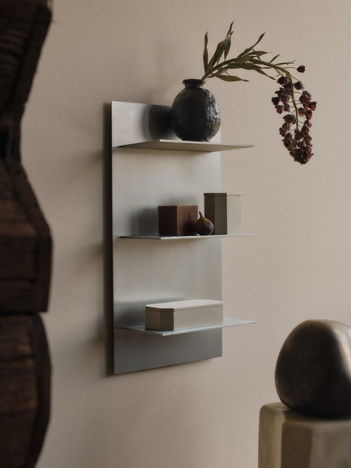 Lager væghylde triple small, Aluminium Ferm Living