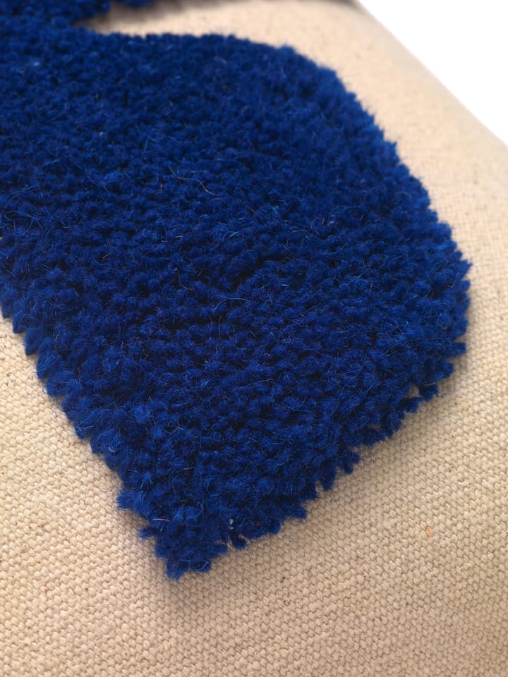 Lay rektangulær pude 40x60 cm, Sand/Bright Blue Ferm Living