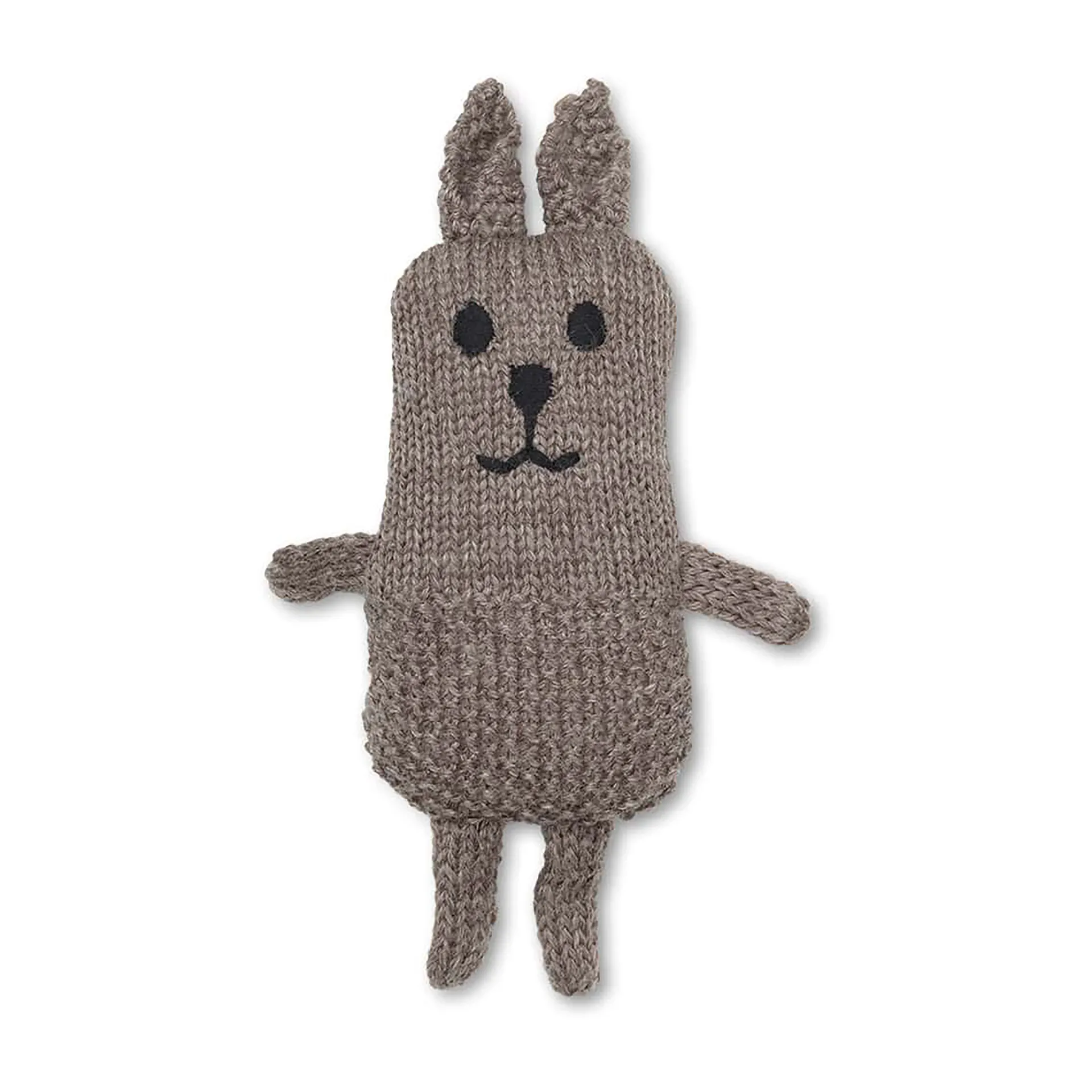 Lee merino rabbit baby strikket kanin, Gråbeige Ferm Living