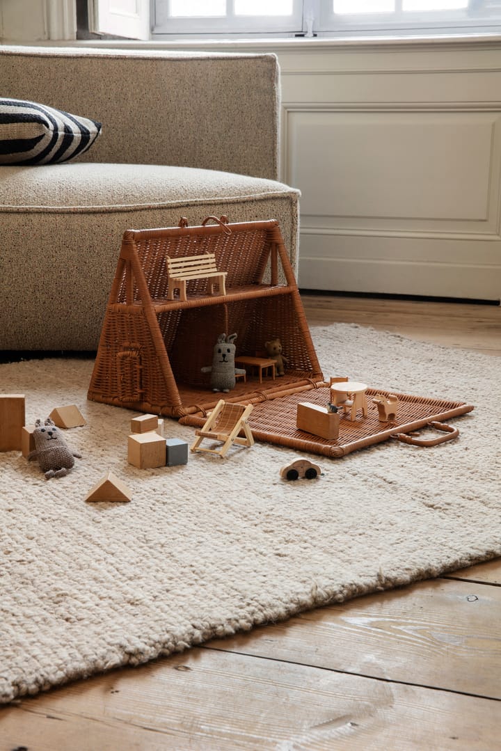 Lee merino rabbit baby strikket kanin, Gråbeige Ferm Living