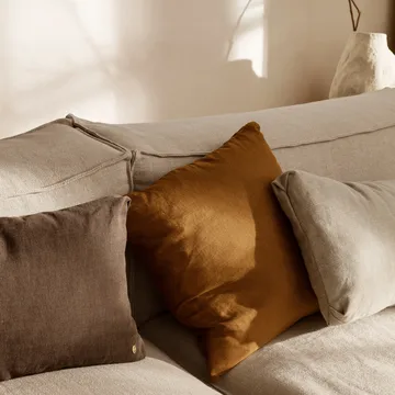 Linen pude 50x50 cm - Sugar kelp - Ferm Living