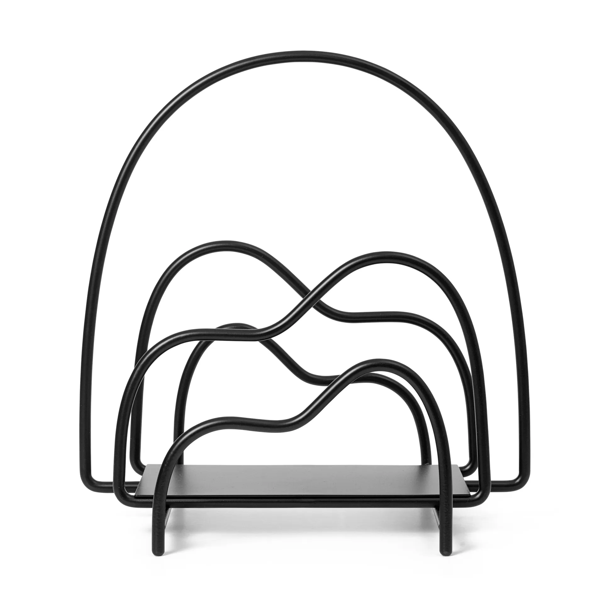 Lithos magasinholder, Black Ferm Living