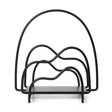 Lithos magasinholder - Black - Ferm Living