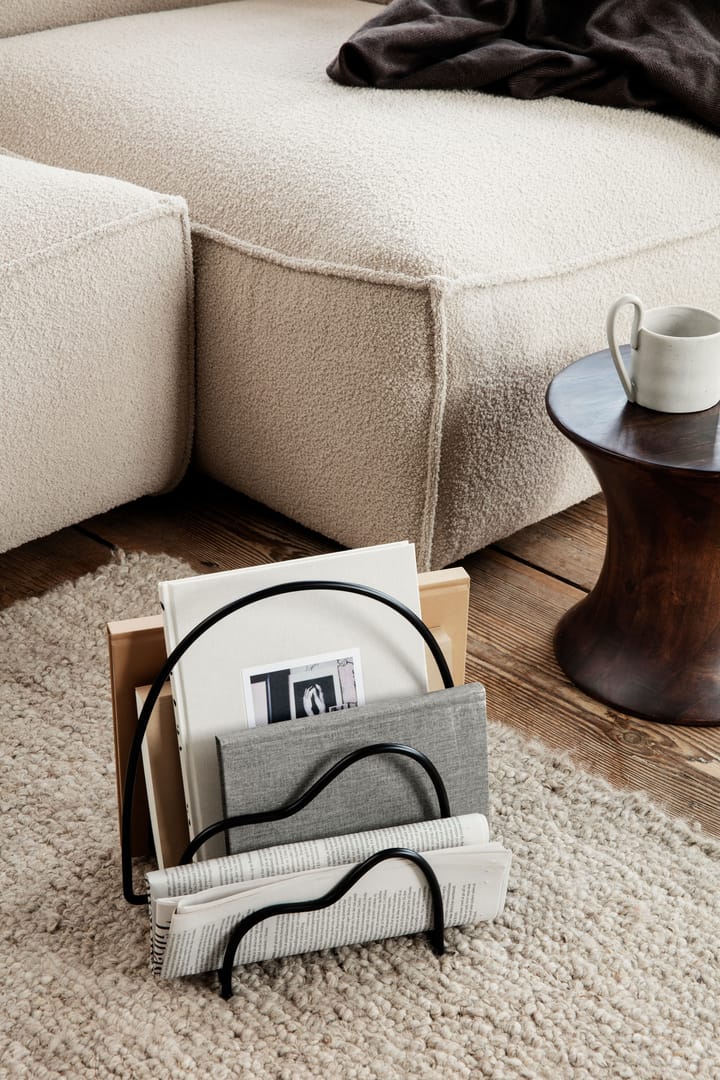 Lithos magasinholder, Black Ferm Living