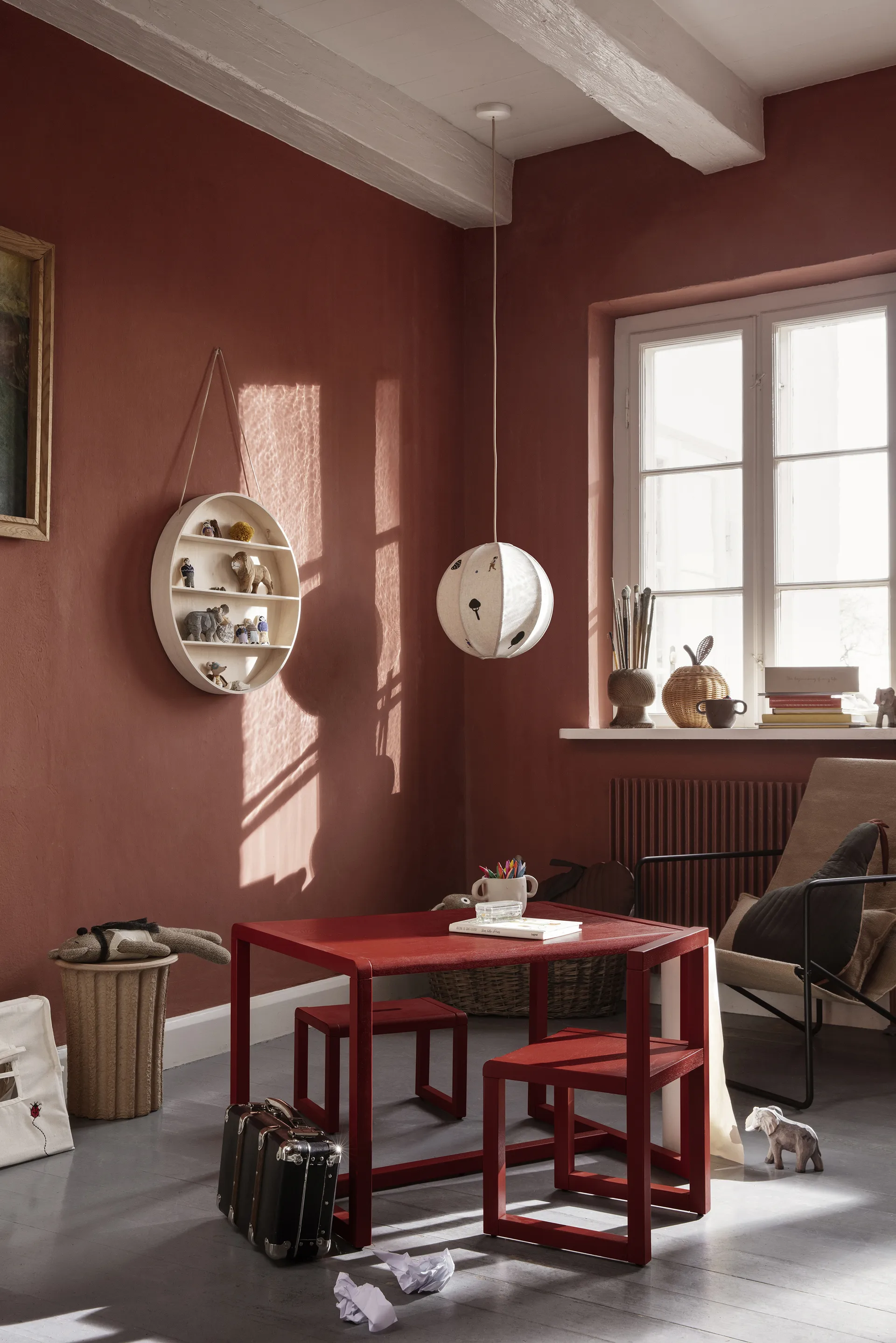 Little Architecht børnestol, Poppy red Ferm Living