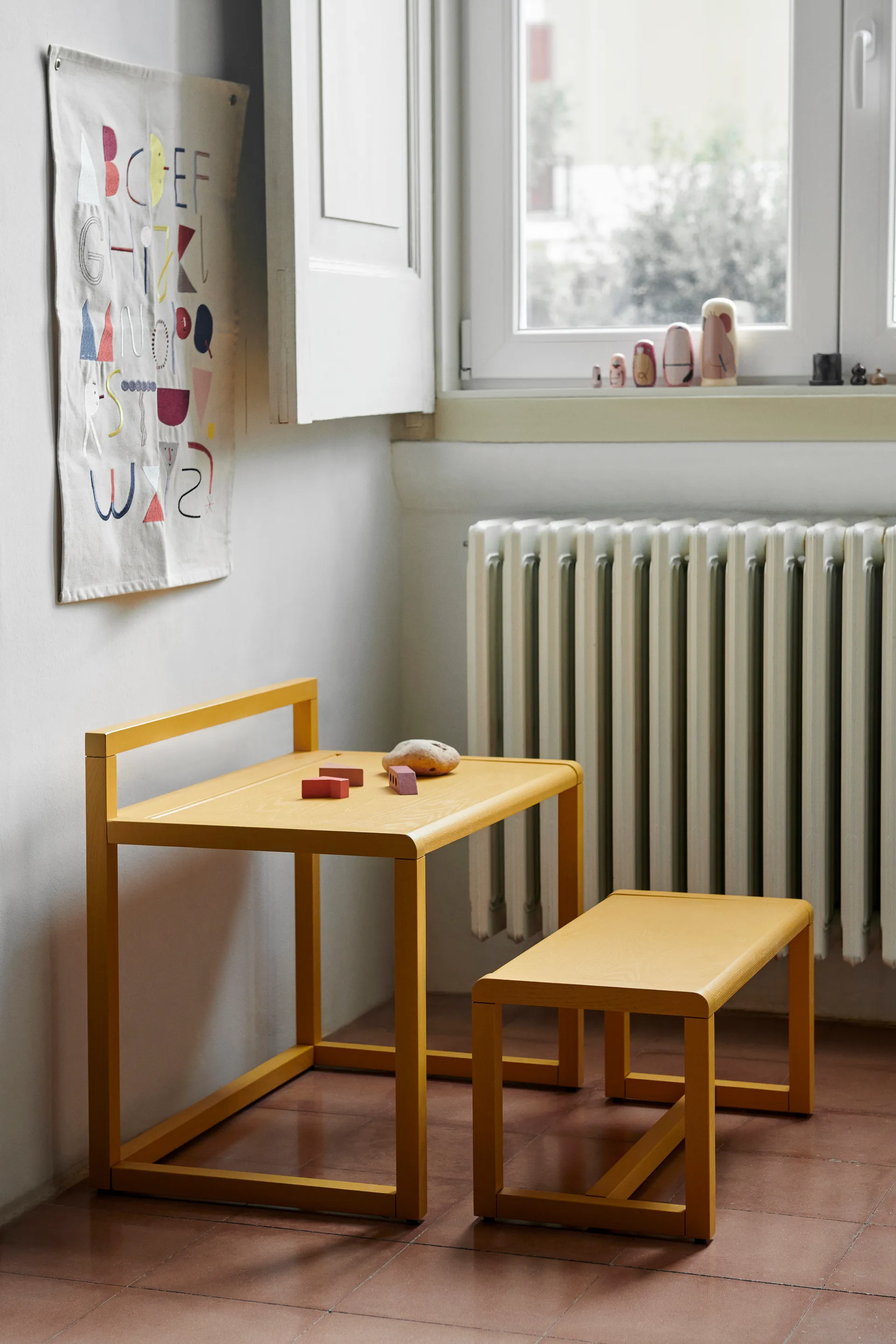 Little Architect bænk, Yellow Ferm Living