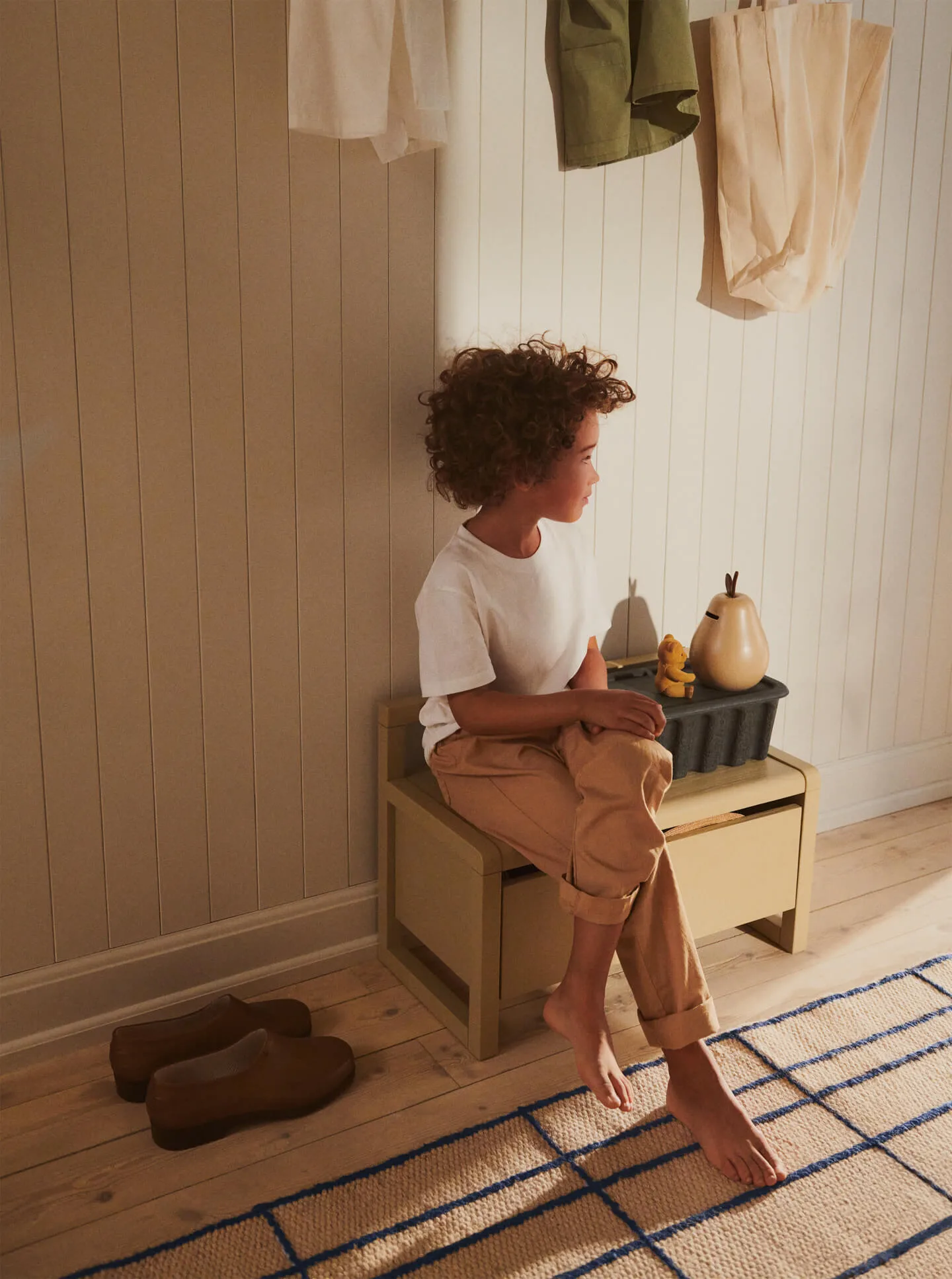 Little architect opbevaringsbænk, Cashmere, 60x30x41,2 cm Ferm Living