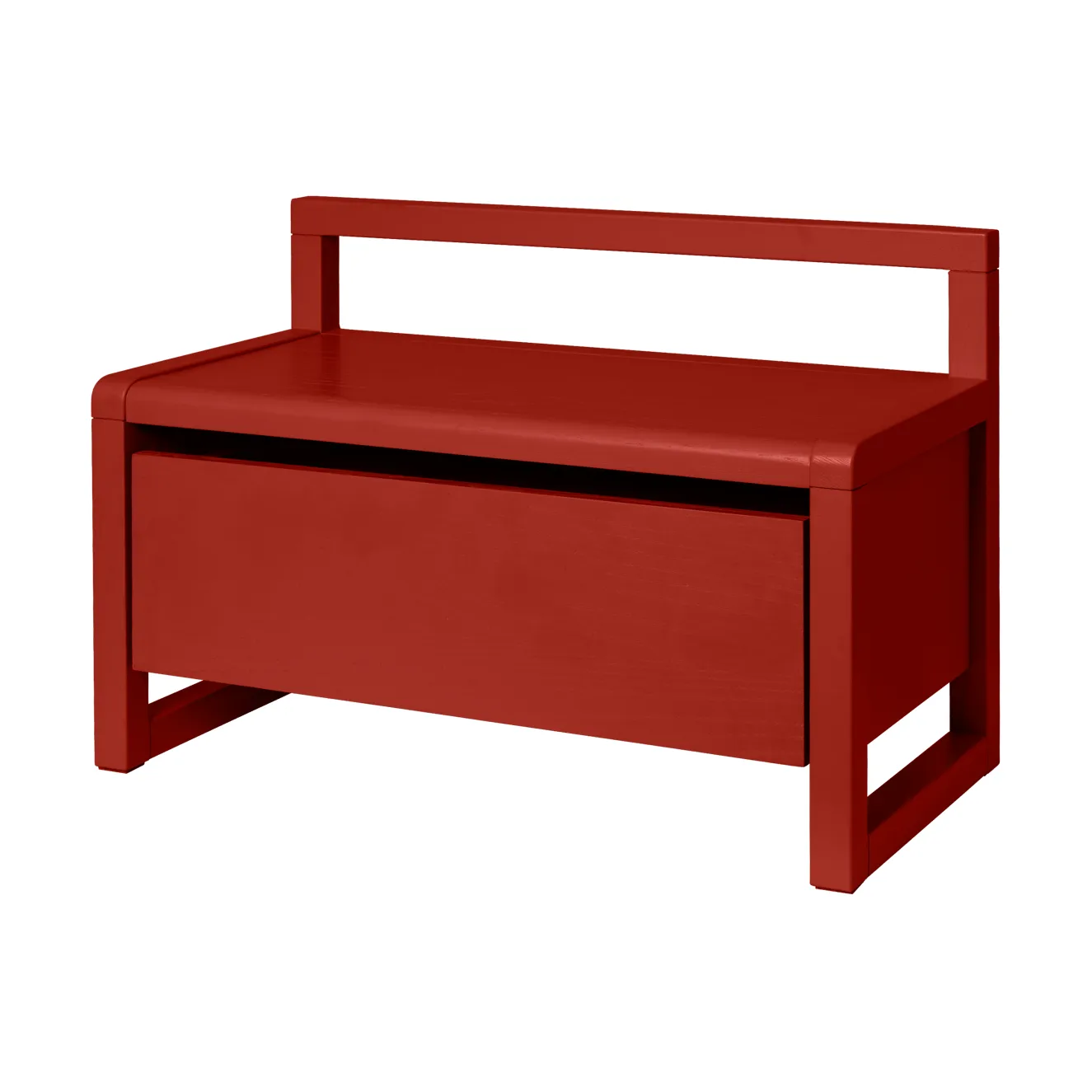 Little architect opbevaringsbænk, Poppy Red, 60×30×41,2 cm Ferm Living
