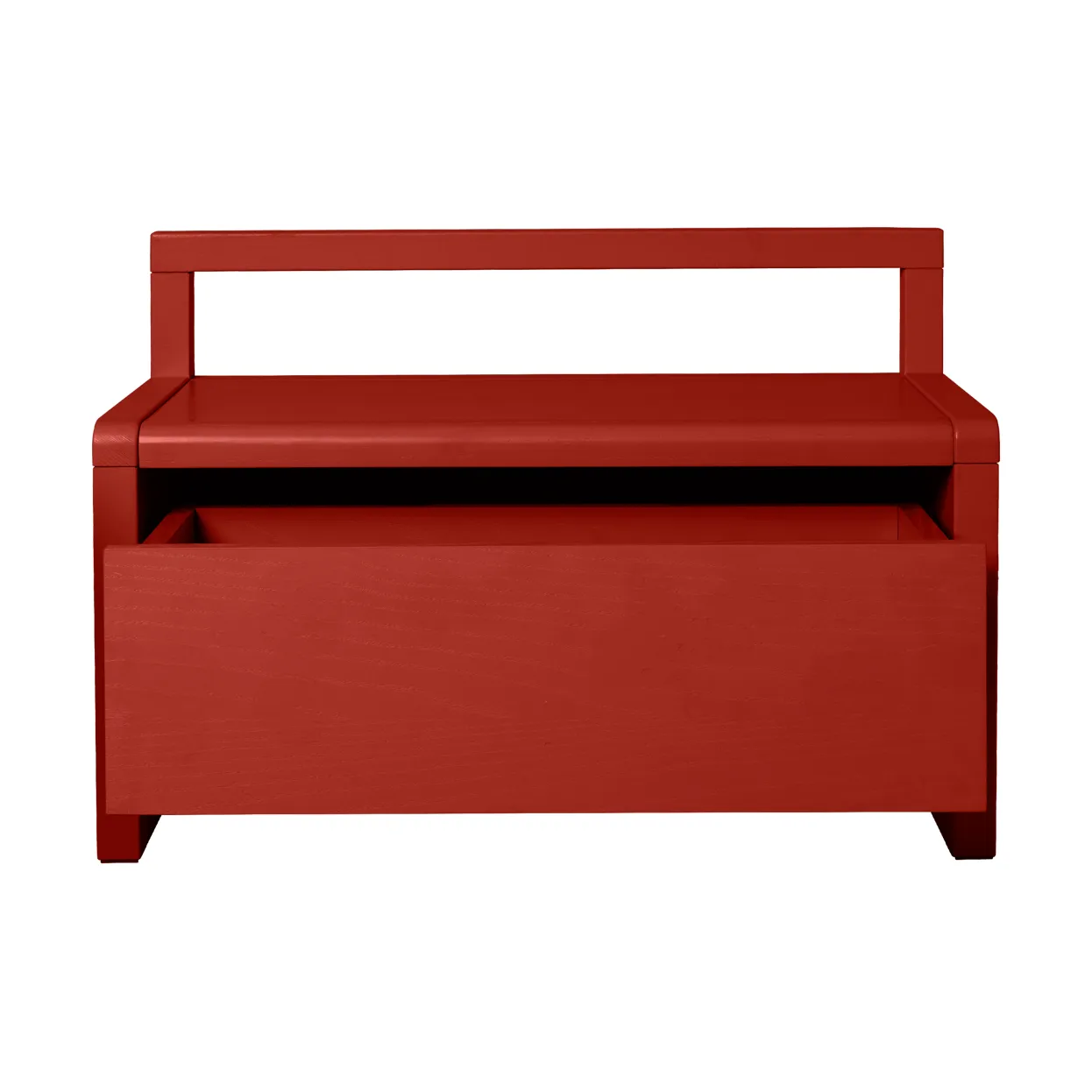 Little architect opbevaringsbænk, Poppy Red, 60×30×41,2 cm Ferm Living