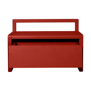 Little architect opbevaringsbænk - Poppy Red, 60×30×41,2 cm - Ferm Living