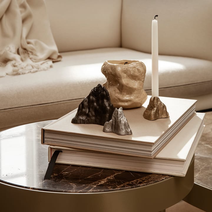 Marble Table sofabord, marmor sort, medium, sort stel Ferm Living