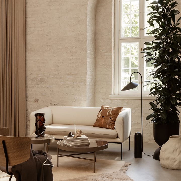 Marble Table sofabord, marmor sort, medium, sort stel Ferm Living