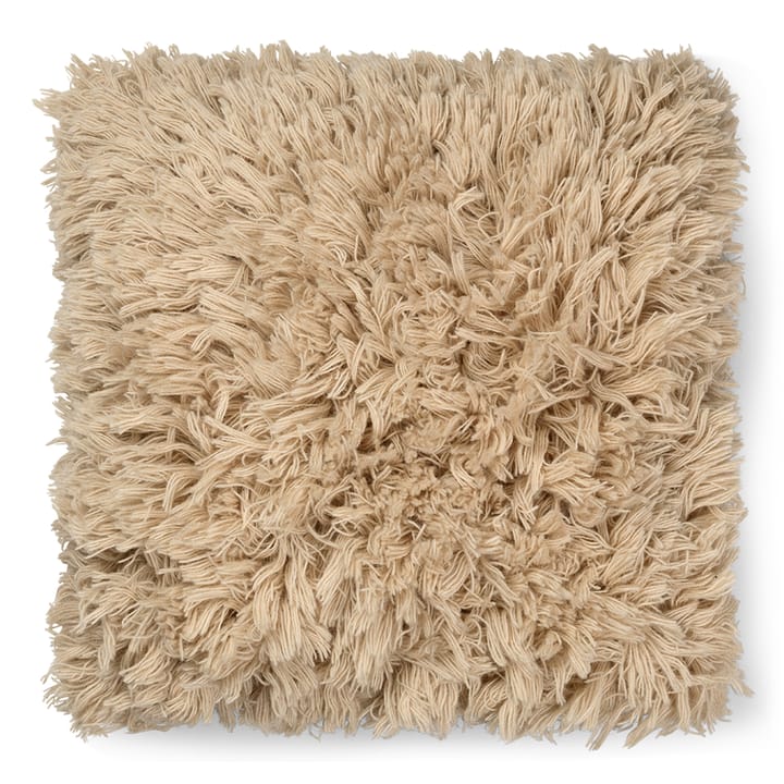 Meadow High Pile pude 50x50 cm - Light Sand - ferm LIVING