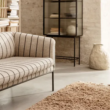 Meadow High Pile tæppe 140x200 cm - Dark beige - Ferm Living