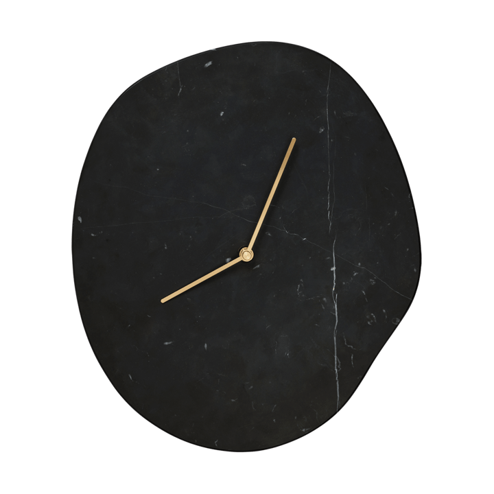 Melt vægur 28x33 cm - Black marble - Ferm Living