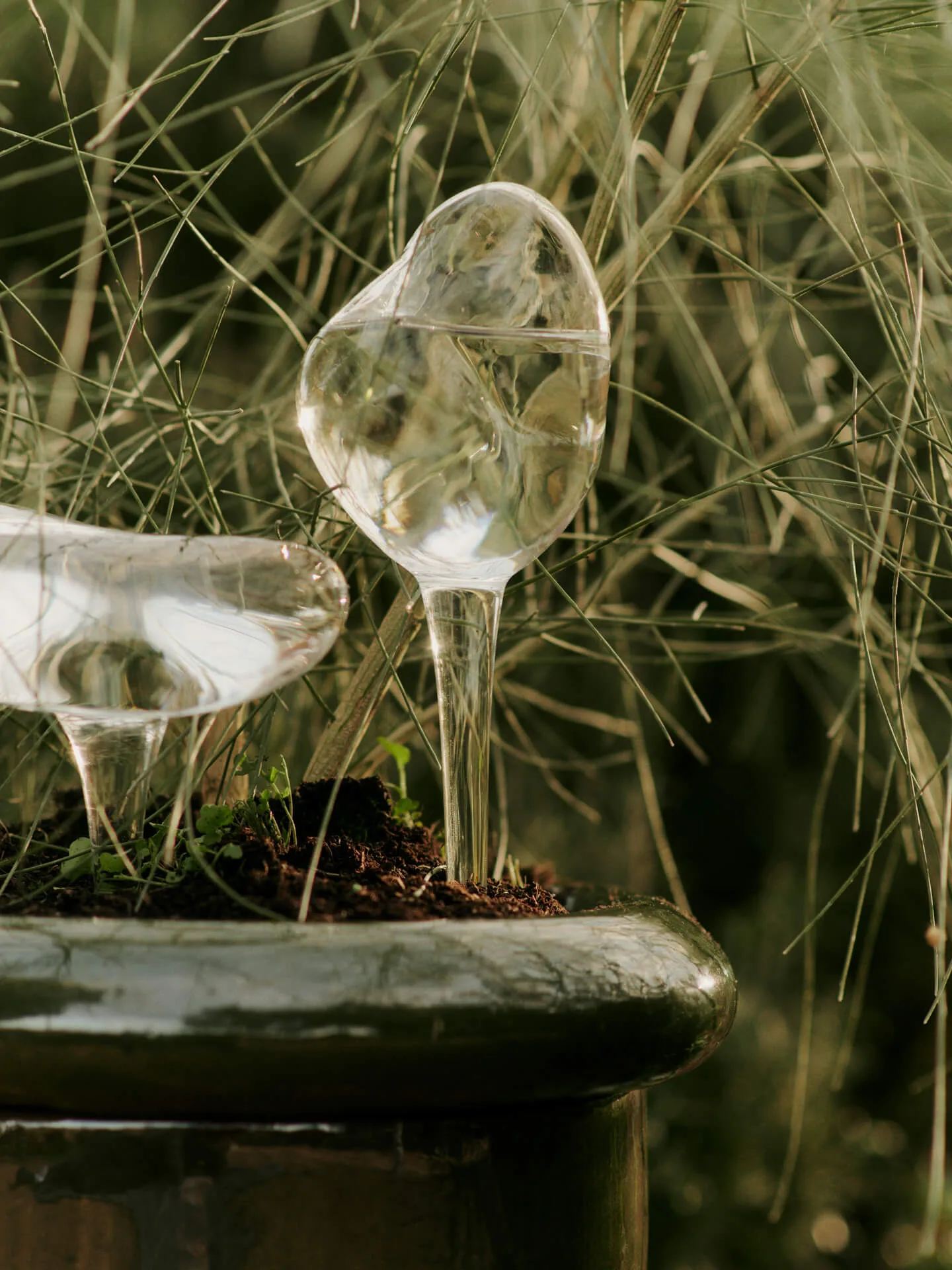 Mercury selvvander 2 dele, Clear, 15x24 cm Ferm Living