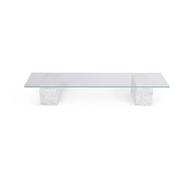 Mineral sofabord 46x160 cm - Bianco curia - Ferm Living