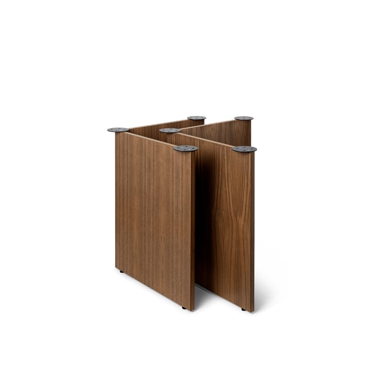 Mingle bordben 2-pak - walnut veneer, w68 - Ferm Living