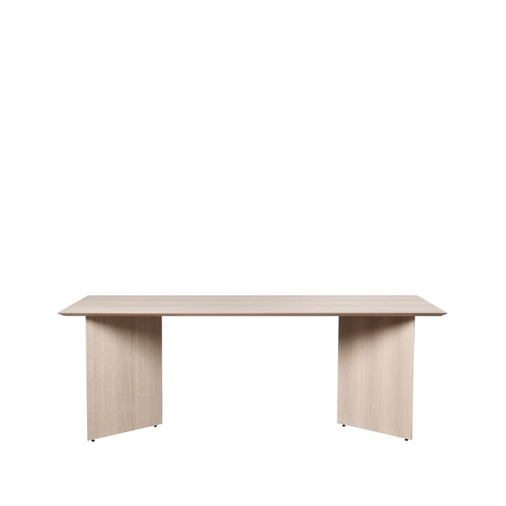 Mingle spisebord - oak natural veneer, 210 cm, vinkelben eg - Ferm LIVING