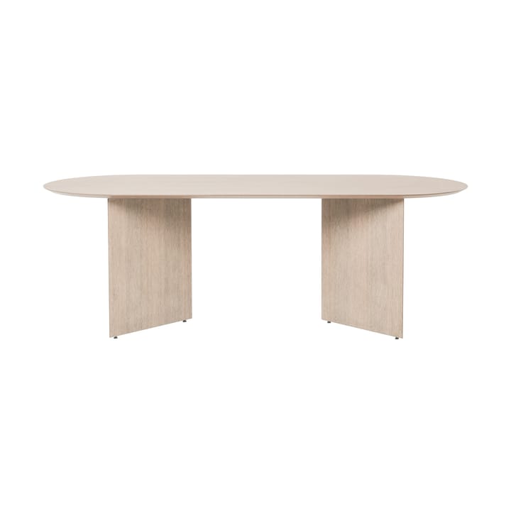 Mingle spisebord ovalt, oak natural veneer, vinkelben eg Ferm Living