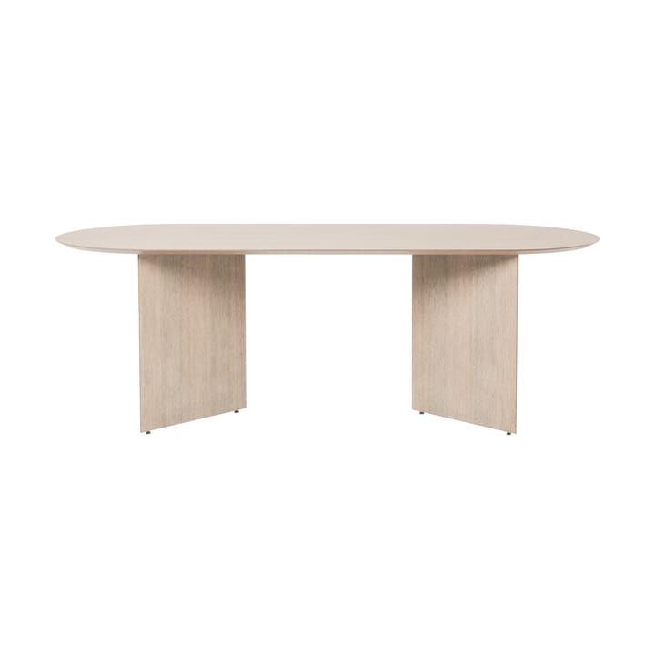 Mingle spisebord ovalt - oak natural veneer, vinkelben eg - Ferm LIVING