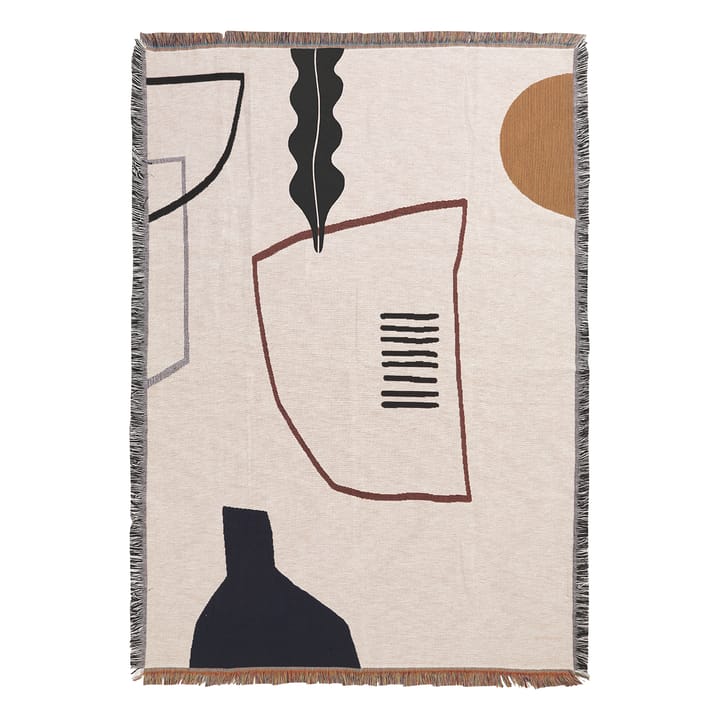 Mirage plaid 120x170 cm - Offwhite - Ferm Living