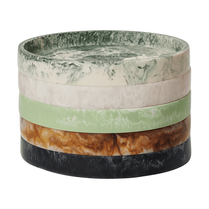 Mist dekorationsbakke Ø20 cm, Emerald-off-white Ferm Living