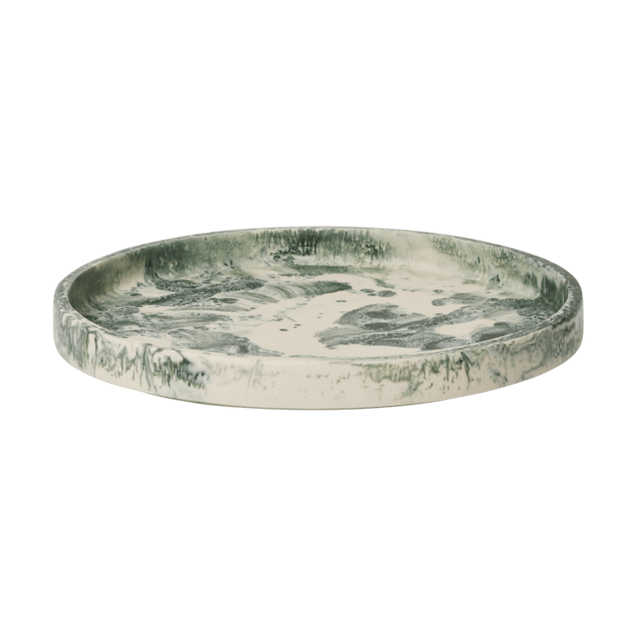 Mist dekorationsbakke Ø30 cm - Emerald-off-white - Ferm Living
