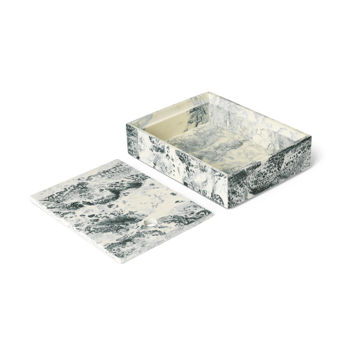 Mist opbevaringsboks 15x20 cm, Emerald-off white Ferm Living
