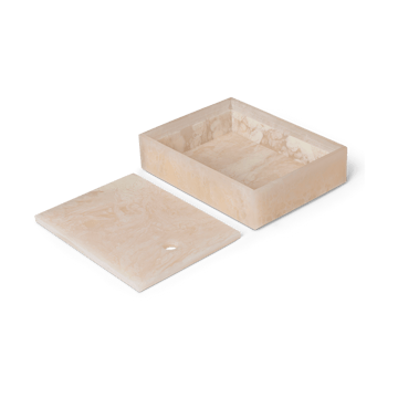 Mist opbevaringsboks 15x20 cm - Pearl - Ferm Living