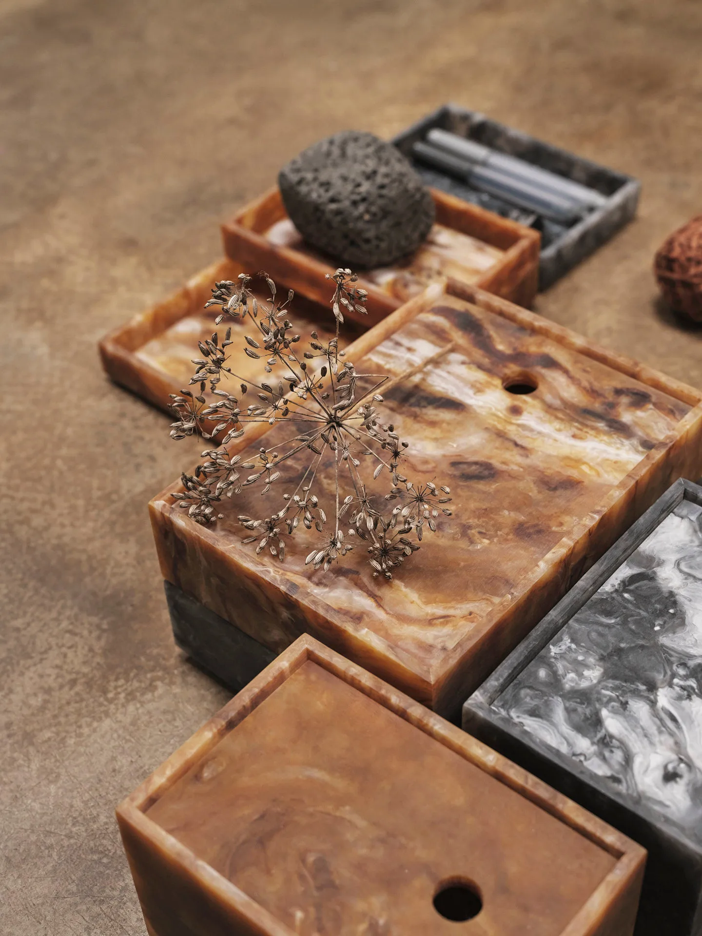 Mist opbevaringsboks 15x20 cm, Sugar kelp Ferm Living