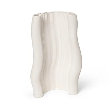 Moire vase 19x30 cm - Offwhite - Ferm Living
