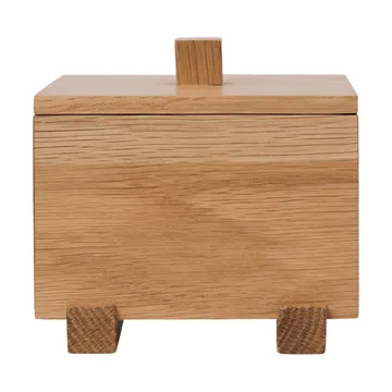 Moku ask - Ubehandlet eg, 10×11×9,5 cm - Ferm Living