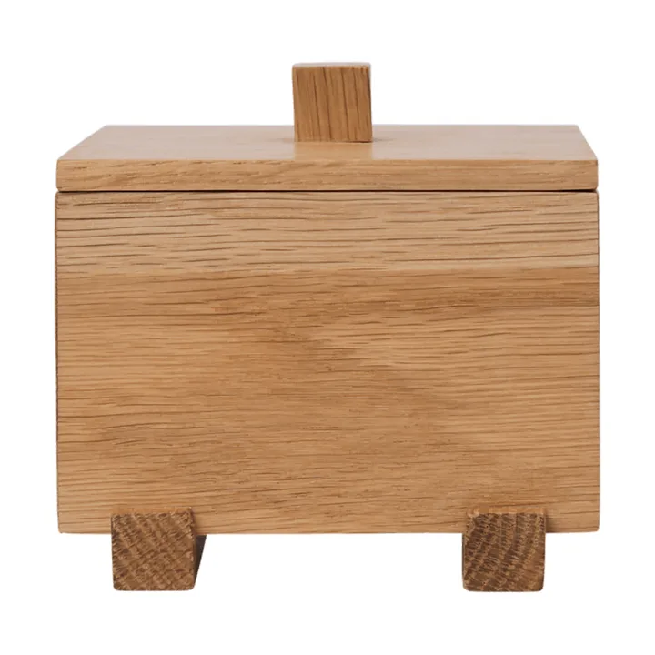 Moku ask - Ubehandlet eg, 10×11×9,5 cm - Ferm Living