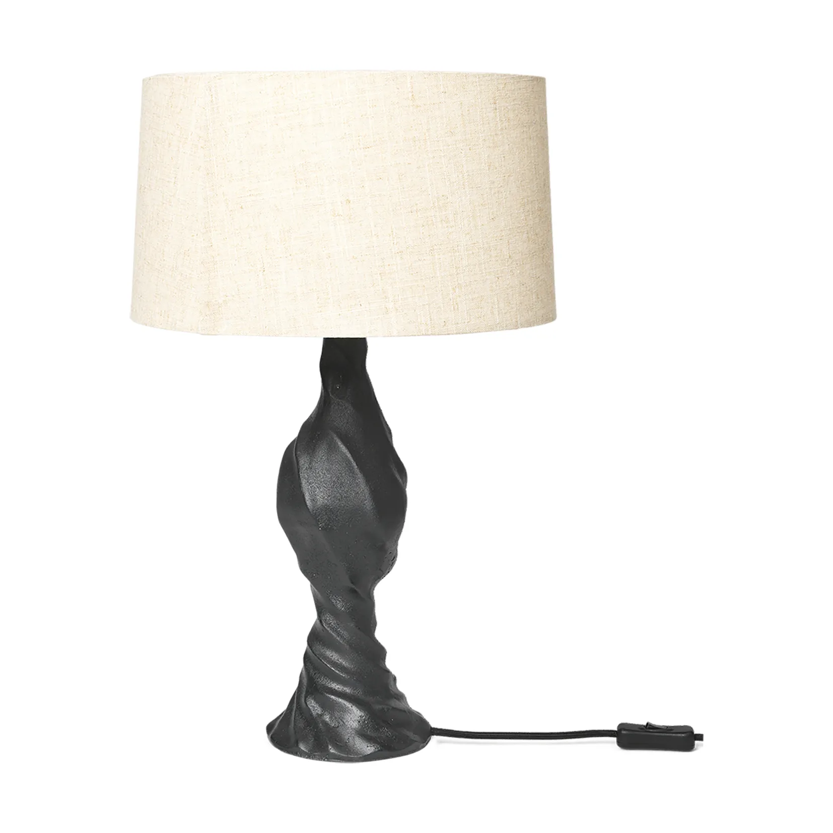 Moltan lampefod 40 cm, Black Ferm Living