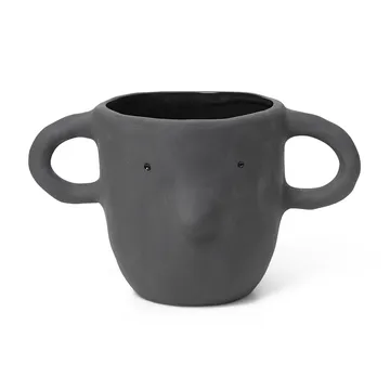 Mus blomsterkrukke XL Ø15 cm - Dark grey - Ferm Living