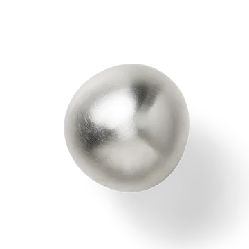 Mushroom krog - Brushed stainless steel - Ferm Living