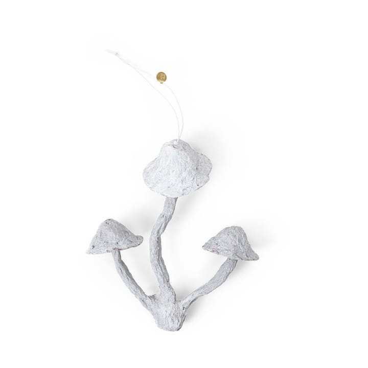 Mushroom ornament juletræspynt - Faded white - Ferm LIVING